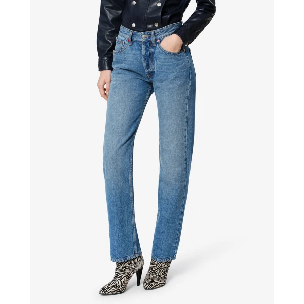 Isabel Marant Daya Regular Jeans in Blue | Denim | Luxury Shoes 