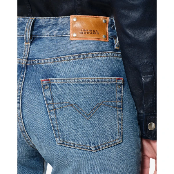 Isabel Marant Daya Regular Jeans in Blue | Denim | Luxury Shoes 