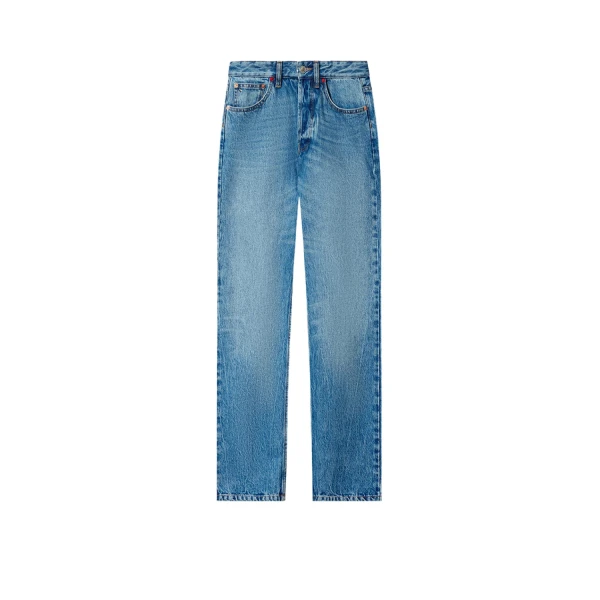 Isabel Marant Daya Regular Jeans in Blue | Women | Luxury Shoes 