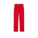 Isabel Marant Daya Regular Jeans in Red | Women | Luxury Shoes 
