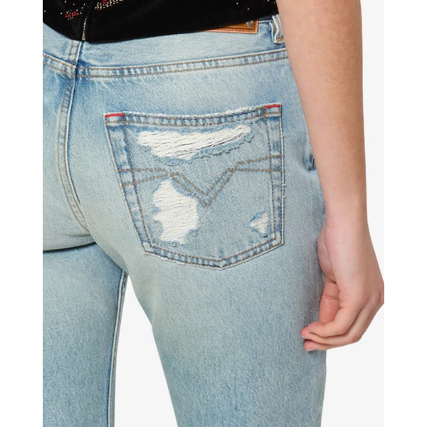 Isabel Marant Daya Regular Jeans in Used Blue | Denim | Luxury Shoes 