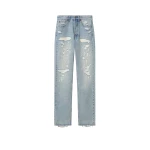 Isabel Marant Daya Regular Jeans in Used Blue | Women | Luxury Shoes 