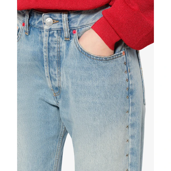 Isabel Marant Dayali Regular Jeans in Vintage Blue | Denim | Luxury Shoes 