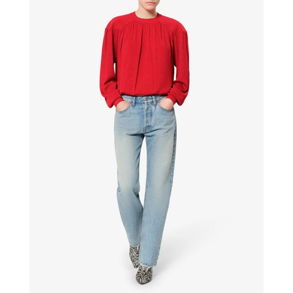 Isabel Marant Dayali Regular Jeans in Vintage Blue | Denim | Luxury Shoes 