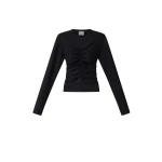 Isabel Marant Delesa Top in Black Isabel Marant Delesa Top in Black | Women | Luxury Shoes