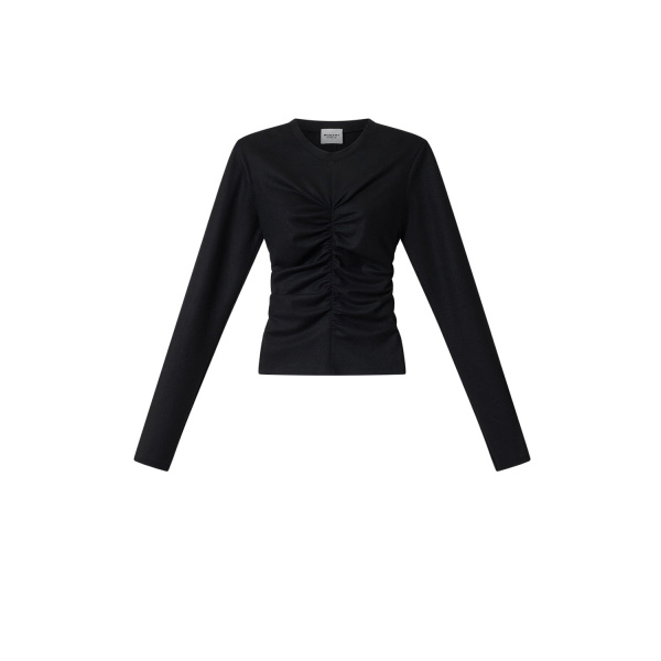 Isabel Marant Delesa Top in Black | Women | Luxury Shoes 