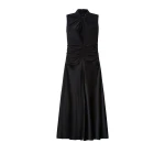Isabel Marant Delfi Silk Dress in Black | Women | Luxury Shoes 