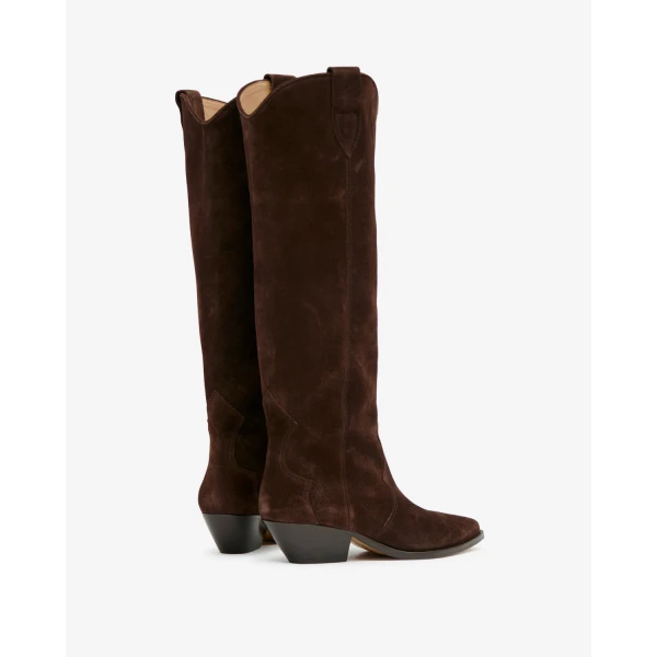 Isabel Marant Denvee Boots in Chocolate | Boots | Luxury Shoes 