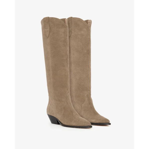 Isabel Marant Denvee Boots in Taupe | Boots | Luxury Shoes 