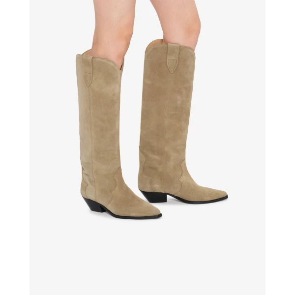 Isabel Marant Denvee Boots in Taupe | Boots | Luxury Shoes 