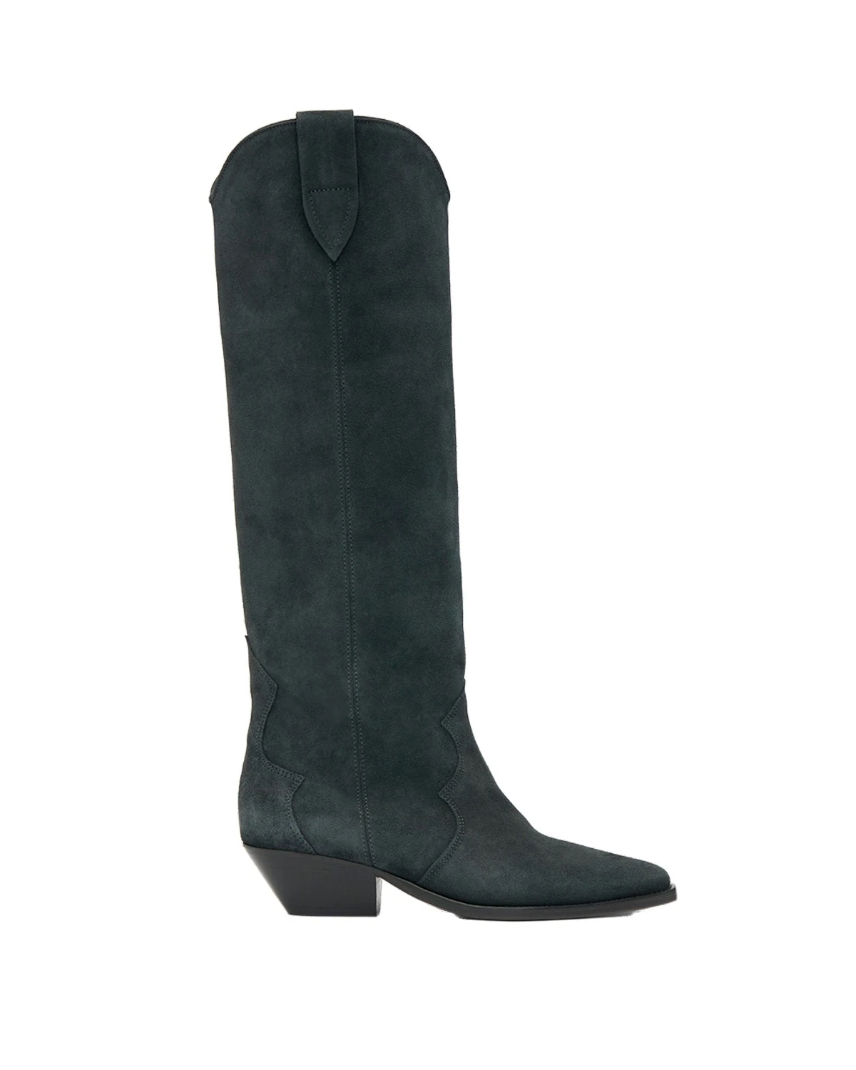 Isabel Marant Denvee Suede Boots in Faded Black Isabel Marant Denvee Suede Boots in Faded Black | Women | Luxury Shoes