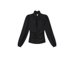 Isabel Marant Depsona Silk Blouse in Black | Women | Luxury Shoes 
