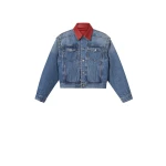 Isabel Marant Devyn Denim Jacket in Blue | Women | Luxury Shoes 