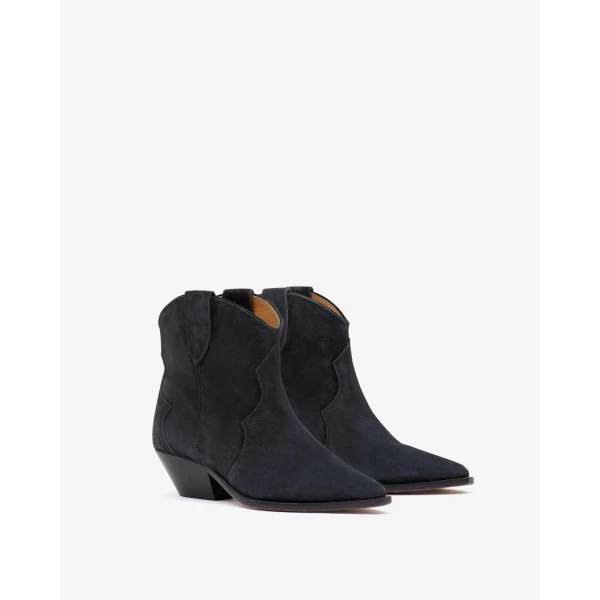 Isabel Marant Dewina Ankle Boots in Black | Boots | Luxury Shoes 