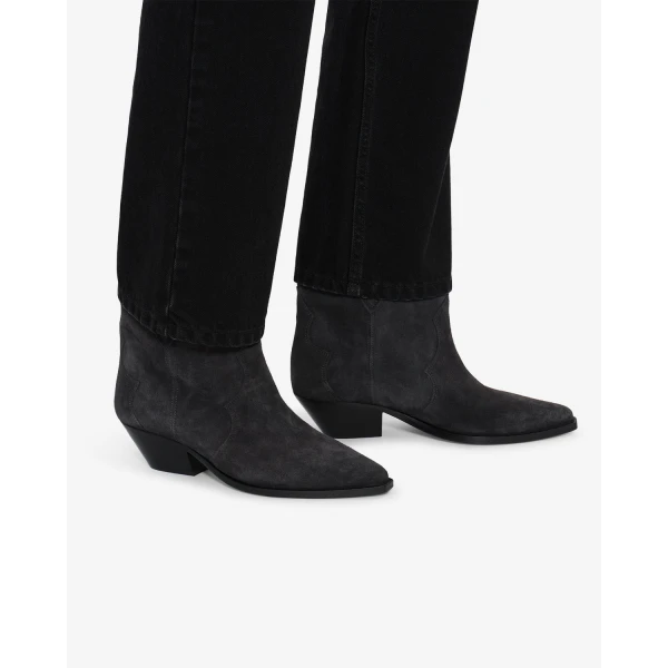Isabel Marant Dewina Ankle Boots in Black | Boots | Luxury Shoes 