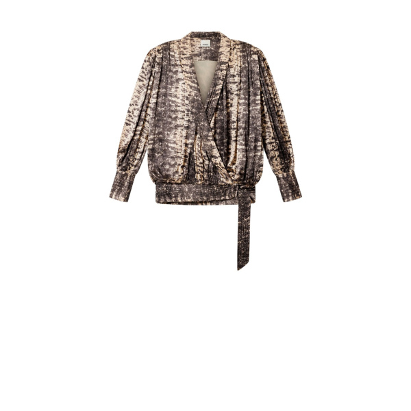 Isabel Marant Dilja Silk Dress in Beige | Women | Luxury Shoes 