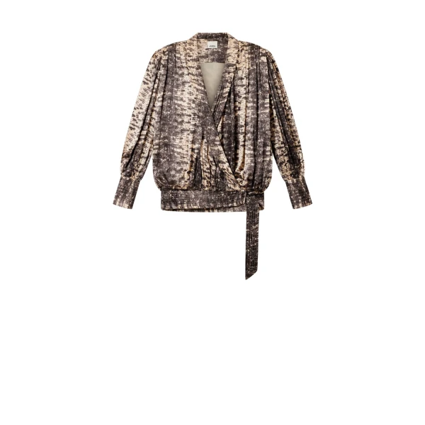 Isabel Marant Dilja Silk Dress in Beige | Women | Luxury Shoes 