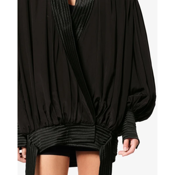 Isabel Marant Diljane Silk Jacket in Black | Jackets | Luxury Shoes 