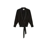 Isabel Marant Diljane Silk Jacket in Black | Women | Luxury Shoes 