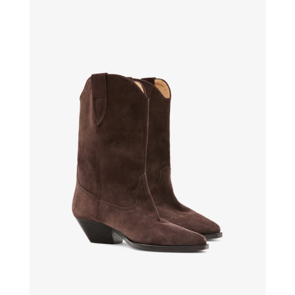 Isabel Marant Duerto Ankle Boots in Chocolate | Boots | Luxury Shoes 
