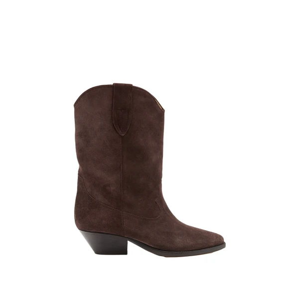 Isabel Marant Duerto Ankle Boots in Chocolate | Women | Luxury Shoes 