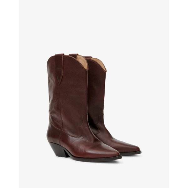 Isabel Marant Duerto Ankle Boots in Mahogany | Boots | Luxury Shoes 