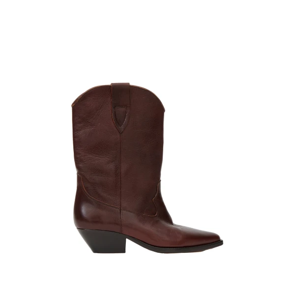 Isabel Marant Duerto Ankle Boots in Mahogany | Women | Luxury Shoes 