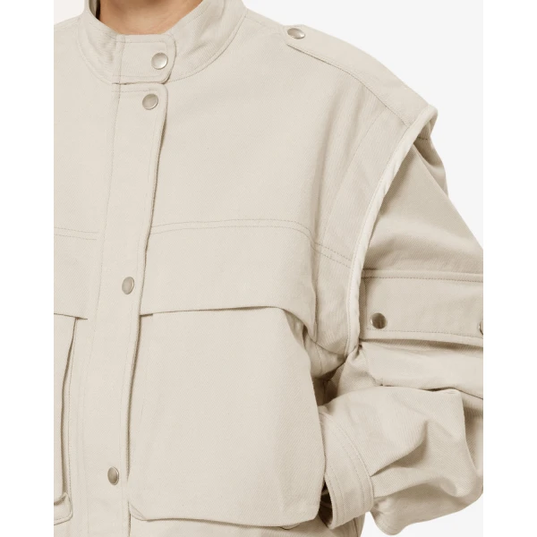 Isabel Marant Edany Jacket in Ecru | Jackets | Luxury Shoes 