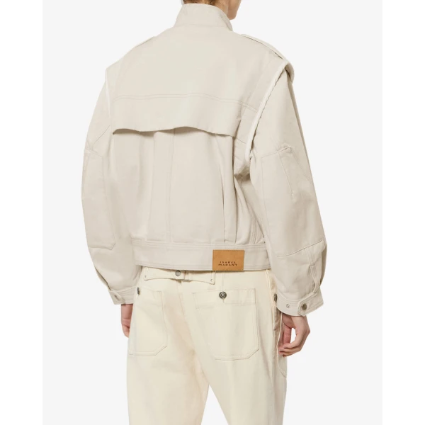 Isabel Marant Edany Jacket in Ecru | Jackets | Luxury Shoes 