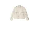 Isabel Marant Edany Jacket in Ecru | Women | Luxury Shoes 