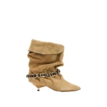 Isabel Marant Edrik Rings Ankle Boots in Taupe | Women | Luxury Shoes 