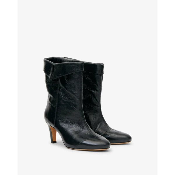 Isabel Marant Eldra Ankle Boots in Black | Boots | Luxury Shoes 