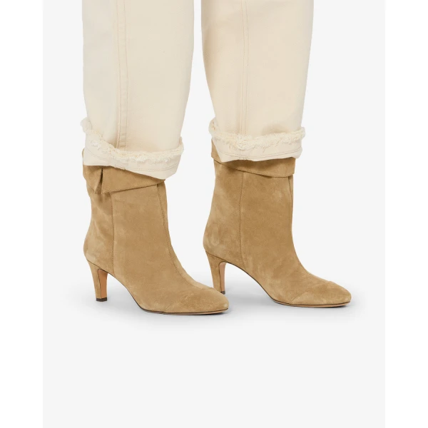 Isabel Marant Eldra Ankle Boots in Taupe | Boots | Luxury Shoes 
