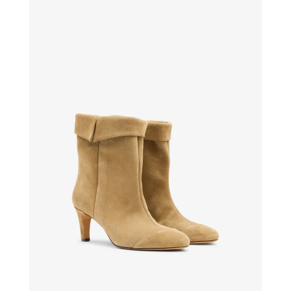 Isabel Marant Eldra Ankle Boots in Taupe | Boots | Luxury Shoes 