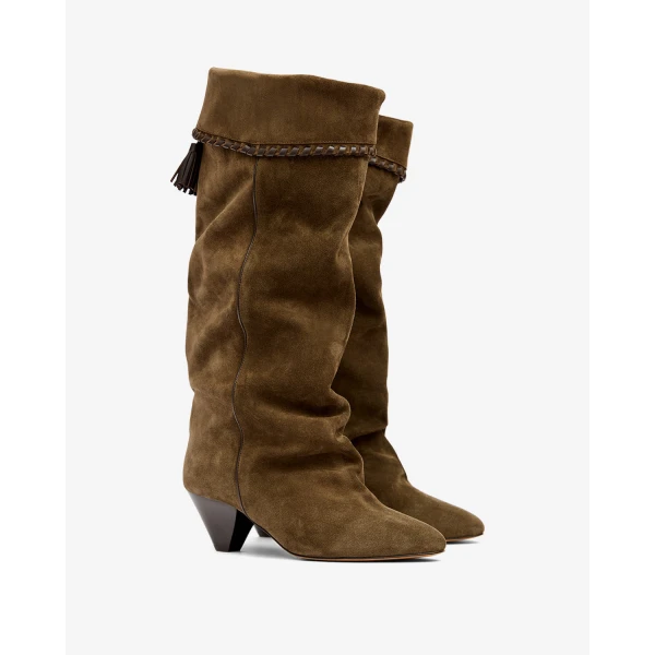 Isabel Marant Elita Boots in Bronze | Boots | Luxury Shoes 