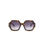 Isabel Marant Elyz Sunglasses in Havana Brown and Purple | Women | Luxury Shoes 
