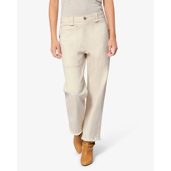Isabel Marant Ermina Pants in Ecru | Wide leg pants | Luxury Shoes 