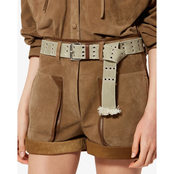 Isabel Marant Fatsa Belt in Khaki | Belts | Luxury Shoes 