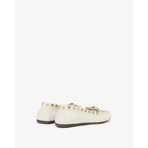 Isabel Marant Faxel Loafers in Chalk | Loafers | Luxury Shoes 