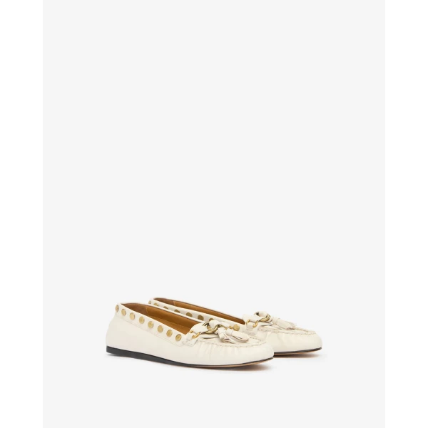Isabel Marant Faxel Loafers in Chalk | Loafers | Luxury Shoes 