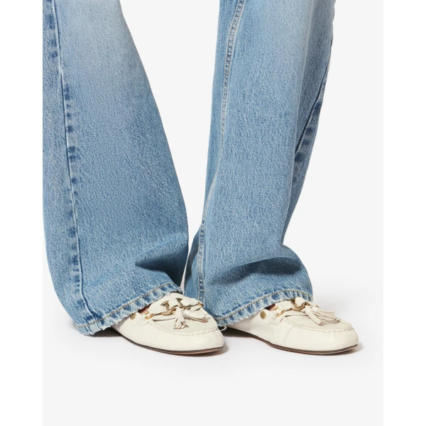 Isabel Marant Faxel Loafers in Chalk | Loafers | Luxury Shoes 