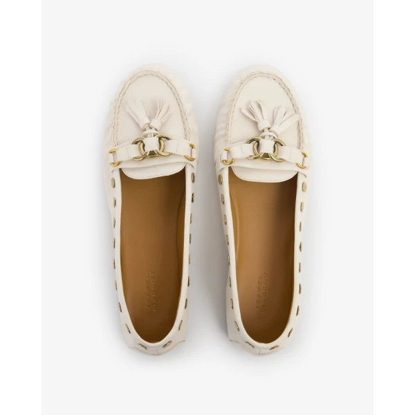 Isabel Marant Faxel Loafers in Chalk | Loafers | Luxury Shoes 