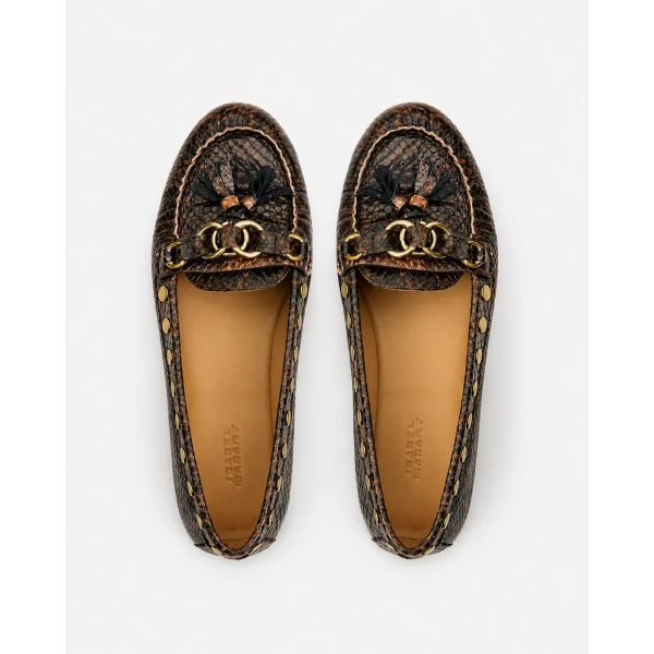 Isabel Marant Faxel Loafers in Mocha | Loafers | Luxury Shoes 