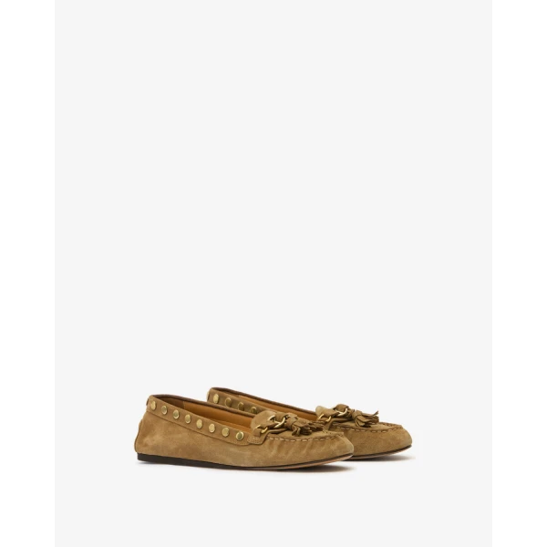 Isabel Marant Faxel Loafers in Taupe | Loafers | Luxury Shoes 