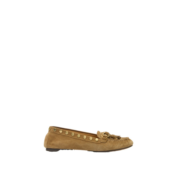 Isabel Marant Faxel Loafers in Taupe | Women | Luxury Shoes 