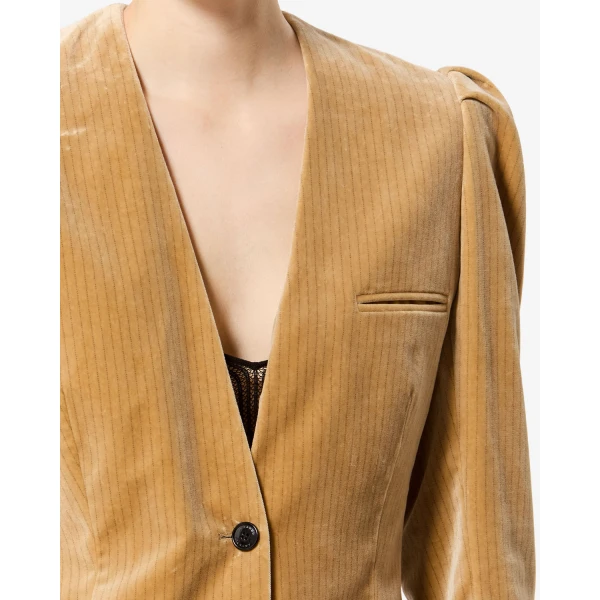 Isabel Marant Fereole Jacket in Camel | Jackets | Luxury Shoes 