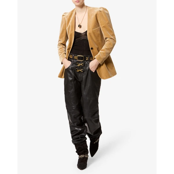Isabel Marant Fereole Jacket in Camel | Jackets | Luxury Shoes 