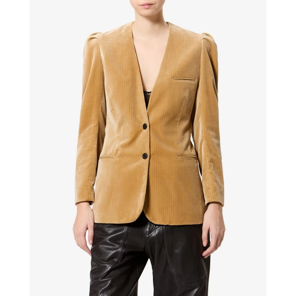 Isabel Marant Fereole Jacket in Camel | Jackets | Luxury Shoes 