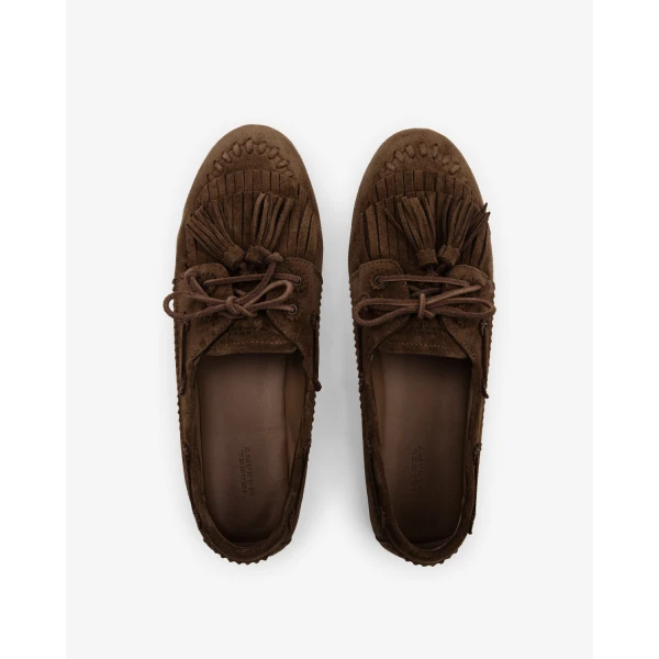 Isabel Marant Fersi Loafers in Chocolate | Loafers | Luxury Shoes 