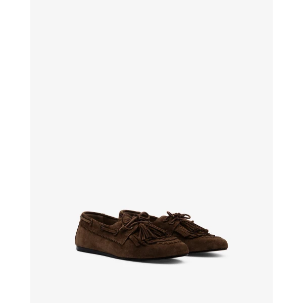 Isabel Marant Fersi Loafers in Chocolate | Loafers | Luxury Shoes 
